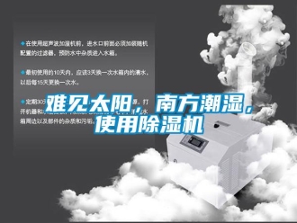 行業新聞難見太陽，南方潮濕，使用除濕機