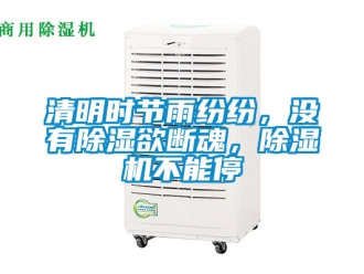 行業新聞清明時節雨紛紛，沒有除濕欲斷魂，除濕機不能停