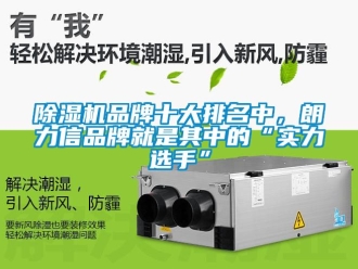 企業新聞除濕機品牌十大排名中，朗力信品牌就是其中的“實力選手”
