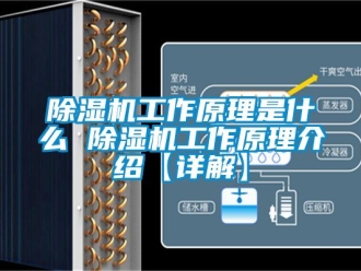行業新聞除濕機工作原理是什么 除濕機工作原理介紹【詳解】