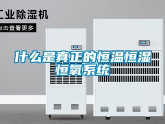 知識百科什么是真正的恒溫恒濕恒氧系統