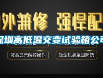 常見問題深圳高低溫交變試驗箱公司