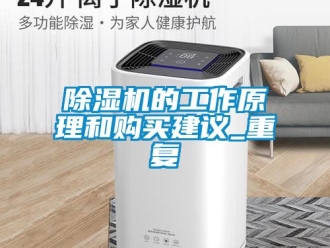 企業新聞除濕機的工作原理和購買建議_重復