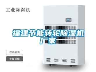 企業新聞福建節能轉輪除濕機廠家