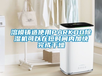 行業新聞溶模鑄造使用PARKOO除濕機可以在短時間內加快完成干燥