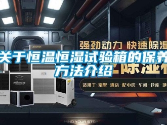 知識百科關于恒溫恒濕試驗箱的保養方法介紹