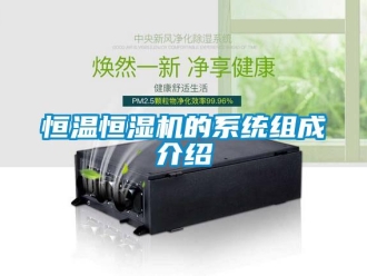 知識百科恒溫恒濕機的系統組成介紹