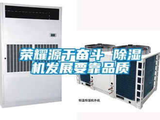 行業新聞榮耀源于奮斗 除濕機發展要靠品質