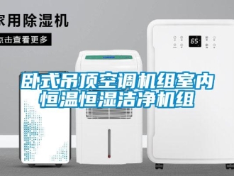 知識百科臥式吊頂空調機組室內恒溫恒濕潔凈機組