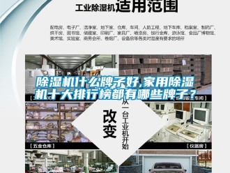 常見問題除濕機(jī)什么牌子好,家用除濕機(jī)十大排行榜都有哪些牌子？