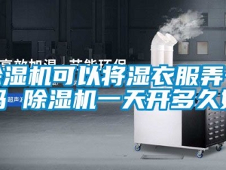 行業(yè)新聞除濕機可以將濕衣服弄干嗎 除濕機一天開多久好