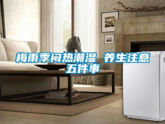 行業新聞梅雨季悶熱潮濕 養生注意五件事
