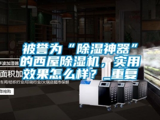 企業新聞被譽為“除濕神器”的西屋除濕機，實用效果怎么樣？_重復