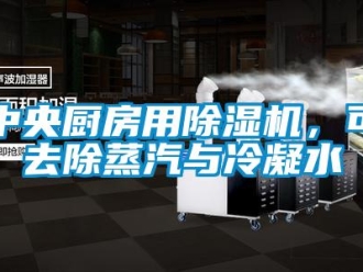 知識百科中央廚房用除濕機，可去除蒸汽與冷凝水