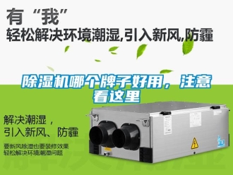 行業新聞除濕機哪個牌子好用，注意看這里