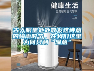 企業新聞古人眼里處處散發這詩意的梅雨時節，在我們這里為何只剩“濕意”