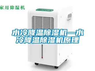 行業(yè)新聞水冷降溫除濕機(jī)—水冷降溫除濕機(jī)原理