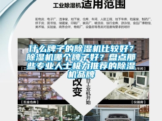 企業新聞什么牌子的除濕機比較好？除濕機哪個牌子好？盤點那些專業人士極力推薦的除濕機品牌
