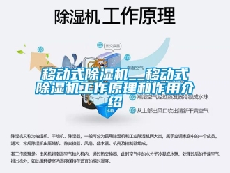 行業(yè)新聞移動(dòng)式除濕機(jī)__移動(dòng)式除濕機(jī)工作原理和作用介紹