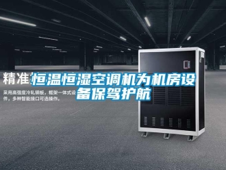 行業(yè)新聞恒溫恒濕空調(diào)機為機房設(shè)備保駕護航