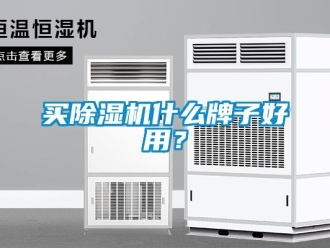 行業新聞買除濕機什么牌子好用？
