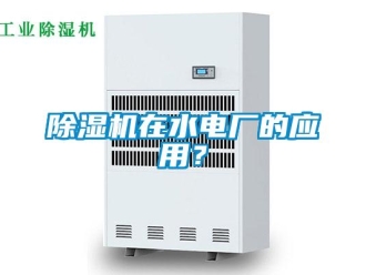 企業新聞除濕機在水電廠的應用？