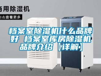 企業新聞檔案室除濕機什么品牌好 檔案室庫房除濕機品牌介紹【詳解】