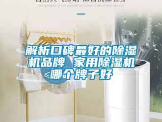 企業新聞解析口碑最好的除濕機品牌 家用除濕機哪個牌子好