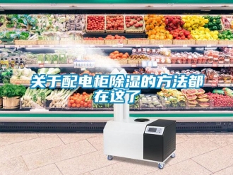 企業新聞關于配電柜除濕的方法都在這了