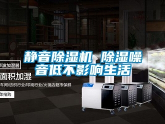 行業新聞靜音除濕機 除濕噪音低不影響生活