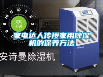 常見問題家電達人傳授家用除濕機的保養方法