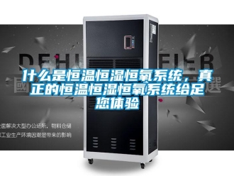 知識(shí)百科什么是恒溫恒濕恒氧系統(tǒng)，真正的恒溫恒濕恒氧系統(tǒng)給足您體驗(yàn)