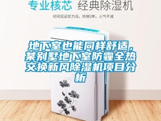 常見問題地下室也能同樣舒適，某別墅地下室防霾全熱交換新風除濕機項目分析