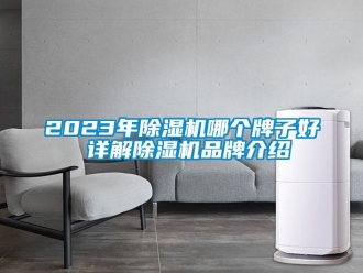 企業新聞2023年除濕機哪個牌子好 詳解除濕機品牌介紹