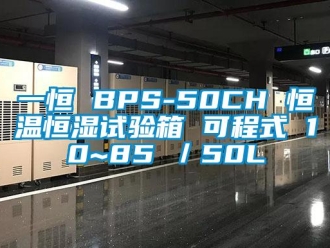 知識百科一恒 BPS-50CH 恒溫恒濕試驗箱 可程式 10~85℃／50L