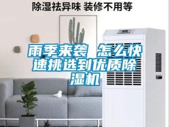 行業新聞雨季來襲 怎么快速挑選到優質除濕機