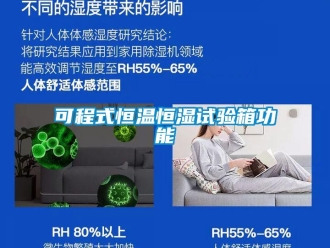 知識百科可程式恒溫恒濕試驗箱功能