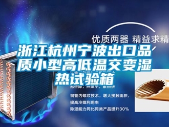 常見問題浙江杭州寧波出口品質小型高低溫交變濕熱試驗箱