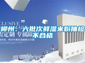 企業新聞柳州：六批次鮮濕米粉抽檢不合格