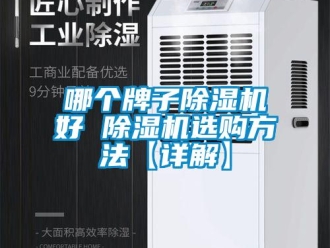 行業新聞哪個牌子除濕機好 除濕機選購方法【詳解】