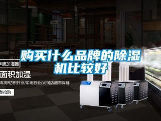 企業新聞購買什么品牌的除濕機比較好