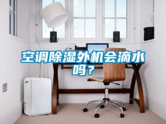 行業(yè)新聞空調(diào)除濕外機會滴水嗎？