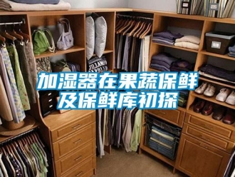 行業新聞加濕器在果蔬保鮮及保鮮庫初探