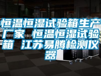 知識百科恒溫恒濕試驗箱生產廠家 恒溫恒濕試驗箱 江蘇易騰檢測儀器