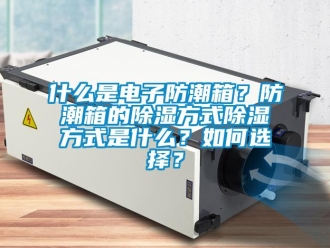 常見問題什么是電子防潮箱？防潮箱的除濕方式除濕方式是什么？如何選擇？