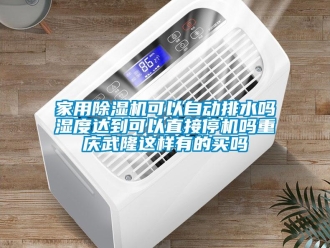 常見問題家用除濕機可以自動排水嗎濕度達到可以直接停機嗎重慶武隆這樣有的買嗎