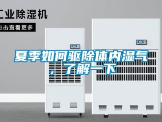 常見問題夏季如何驅除體內濕氣，了解一下