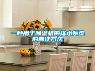行業(yè)新聞一種用于除濕機(jī)的排水系統(tǒng)的制作方法