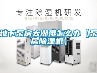 常見問題地下泵房太潮濕怎么辦【泵房除濕機】