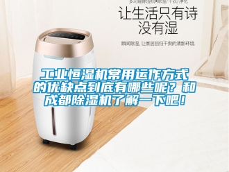 常見問題工業恒濕機常用運作方式的優缺點到底有哪些呢？和成都除濕機了解一下吧！